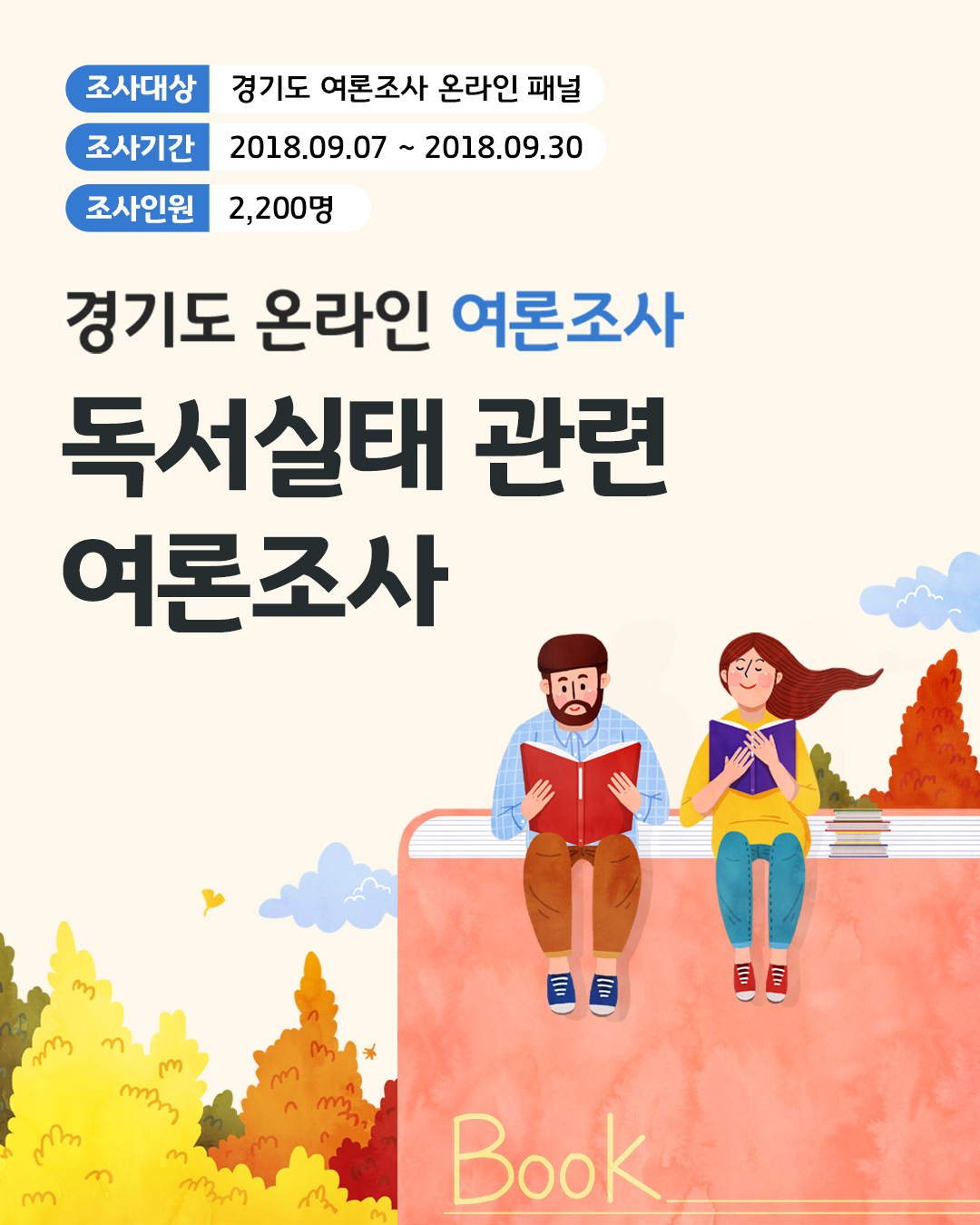 독서실태 관련 여론조사