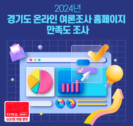 2024년 경기도 온라인 여론조사 홈페이지 만족도 조사
