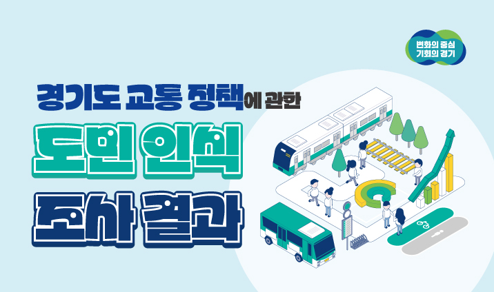 경기도 교통 정책에 관한 도민 인식 조사 결과